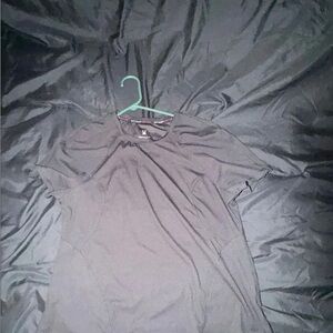 Gray Short Sleeve Top